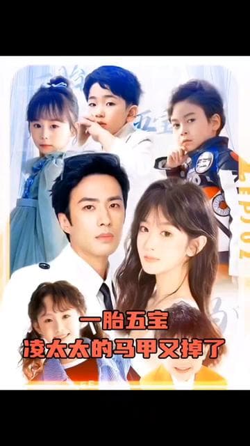 一胎五宝，凌太太的马甲又掉了 - 爽文短剧 (2023) 海报