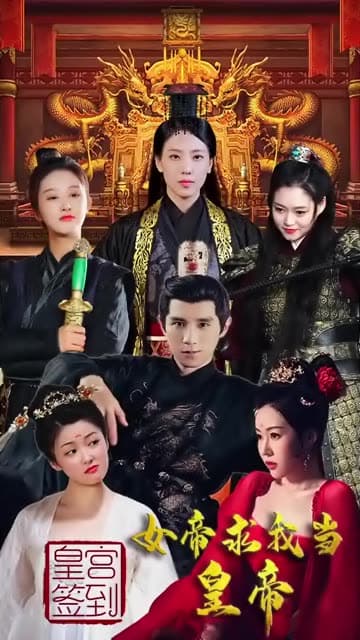 皇宫签到，女帝求我当皇帝 - 爽文短剧 (2023) 海报