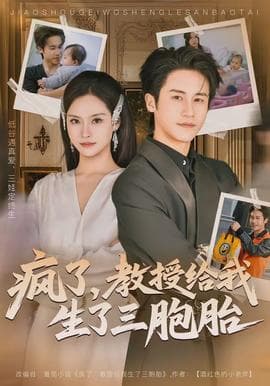 疯了，教授给我生了三胞胎 - 现代都市 (2026) 海报